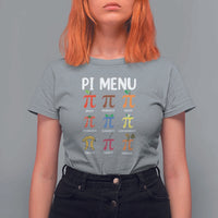 Funny Number Pi T Shirt For Women Pi Menu 3.14 Pi Symbol - Math Teacher Happy Pi Day - Wonder Print Shop