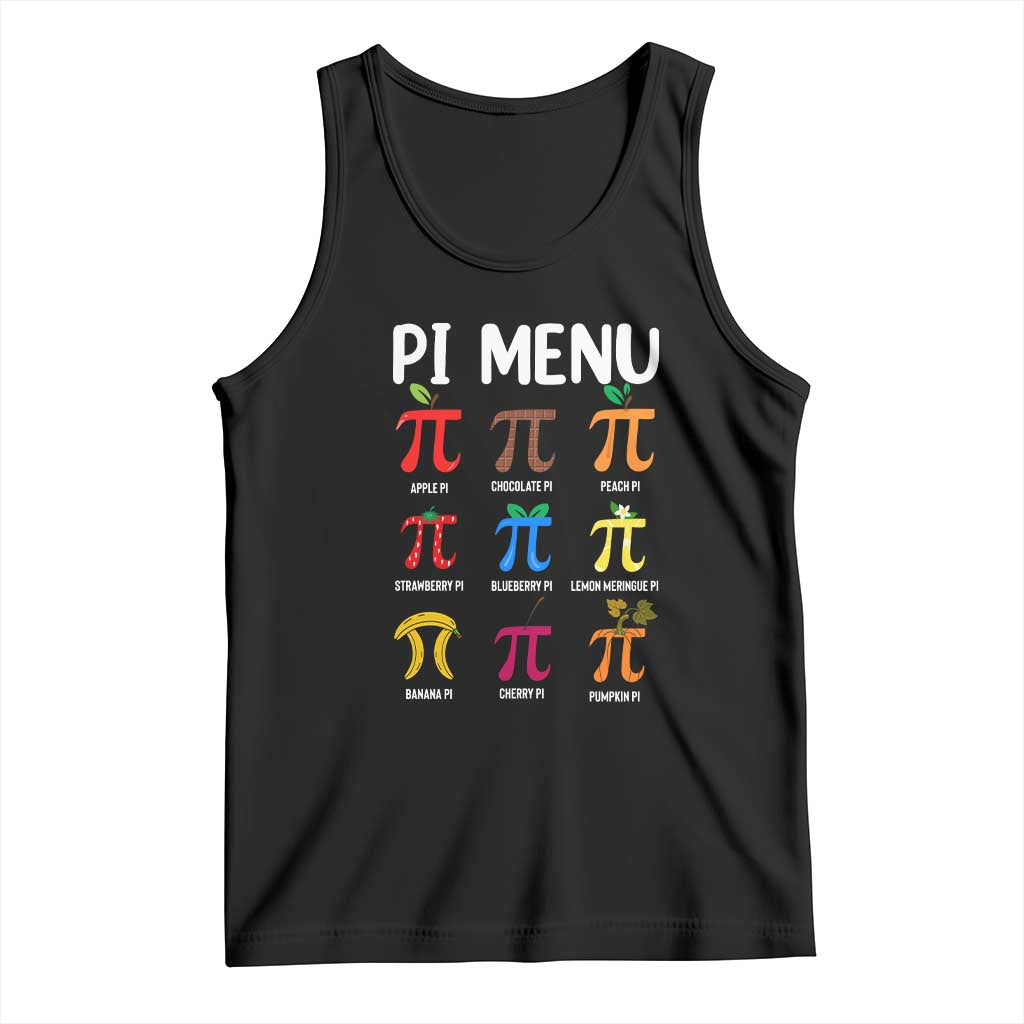 Funny Number Pi Tank Top Pi Menu 3.14 Pi Symbol - Math Teacher Happy Pi Day - Wonder Print Shop