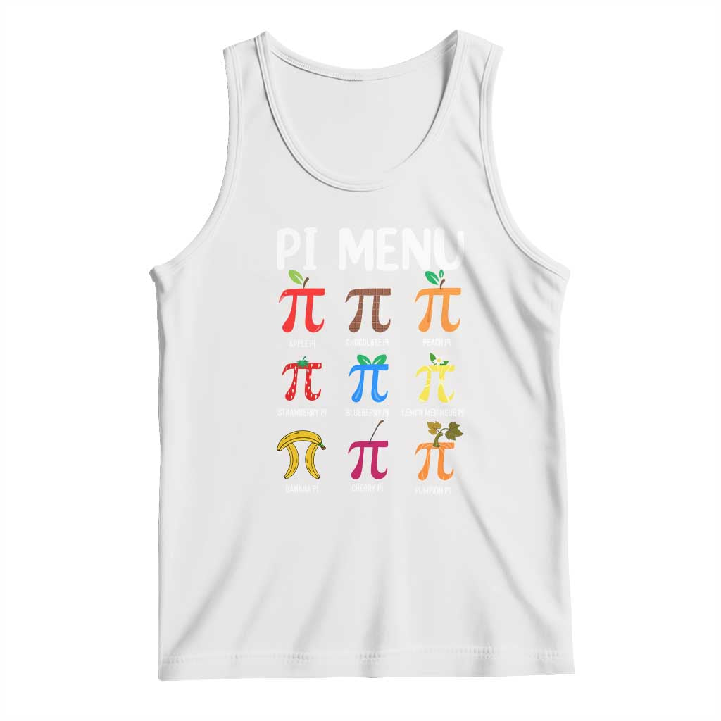 Funny Number Pi Tank Top Pi Menu 3.14 Pi Symbol - Math Teacher Happy Pi Day - Wonder Print Shop