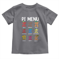 Funny Number Pi Toddler T Shirt Pi Menu 3.14 Pi Symbol - Math Teacher Happy Pi Day - Wonder Print Shop