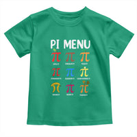 Funny Number Pi Toddler T Shirt Pi Menu 3.14 Pi Symbol - Math Teacher Happy Pi Day - Wonder Print Shop