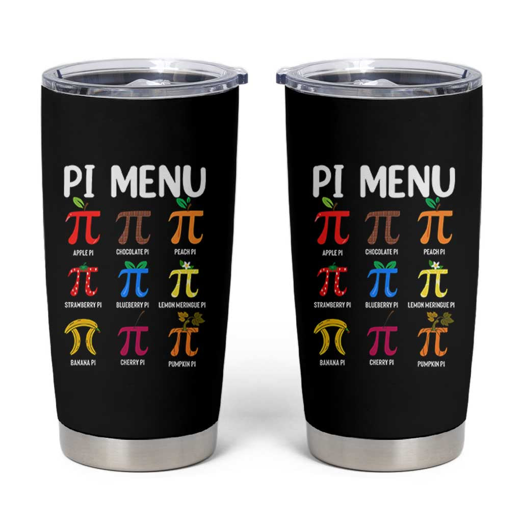 Funny Number Pi Tumbler Cup Pi Menu 3.14 Pi Symbol - Math Teacher Happy Pi Day - Wonder Print Shop