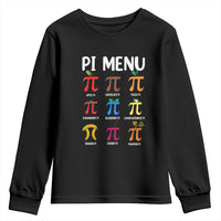Funny Number Pi Youth Sweatshirt Pi Menu 3.14 Pi Symbol - Math Teacher Happy Pi Day - Wonder Print Shop
