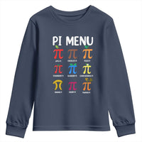 Funny Number Pi Youth Sweatshirt Pi Menu 3.14 Pi Symbol - Math Teacher Happy Pi Day - Wonder Print Shop