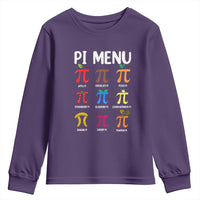 Funny Number Pi Youth Sweatshirt Pi Menu 3.14 Pi Symbol - Math Teacher Happy Pi Day - Wonder Print Shop