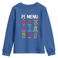 Funny Number Pi Youth Sweatshirt Pi Menu 3.14 Pi Symbol - Math Teacher Happy Pi Day - Wonder Print Shop
