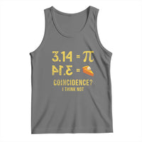 Funny Number Pi Tank Top Pi 3.14 Equal Pie Coincidence I Think Not Math Pun - Wonder Print Shop