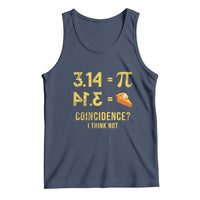 Funny Number Pi Tank Top Pi 3.14 Equal Pie Coincidence I Think Not Math Pun - Wonder Print Shop