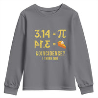 Funny Number Pi Youth Sweatshirt Pi 3.14 Equal Pie Coincidence I Think Not Math Pun - Wonder Print Shop