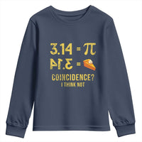 Funny Number Pi Youth Sweatshirt Pi 3.14 Equal Pie Coincidence I Think Not Math Pun - Wonder Print Shop