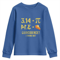 Funny Number Pi Youth Sweatshirt Pi 3.14 Equal Pie Coincidence I Think Not Math Pun - Wonder Print Shop