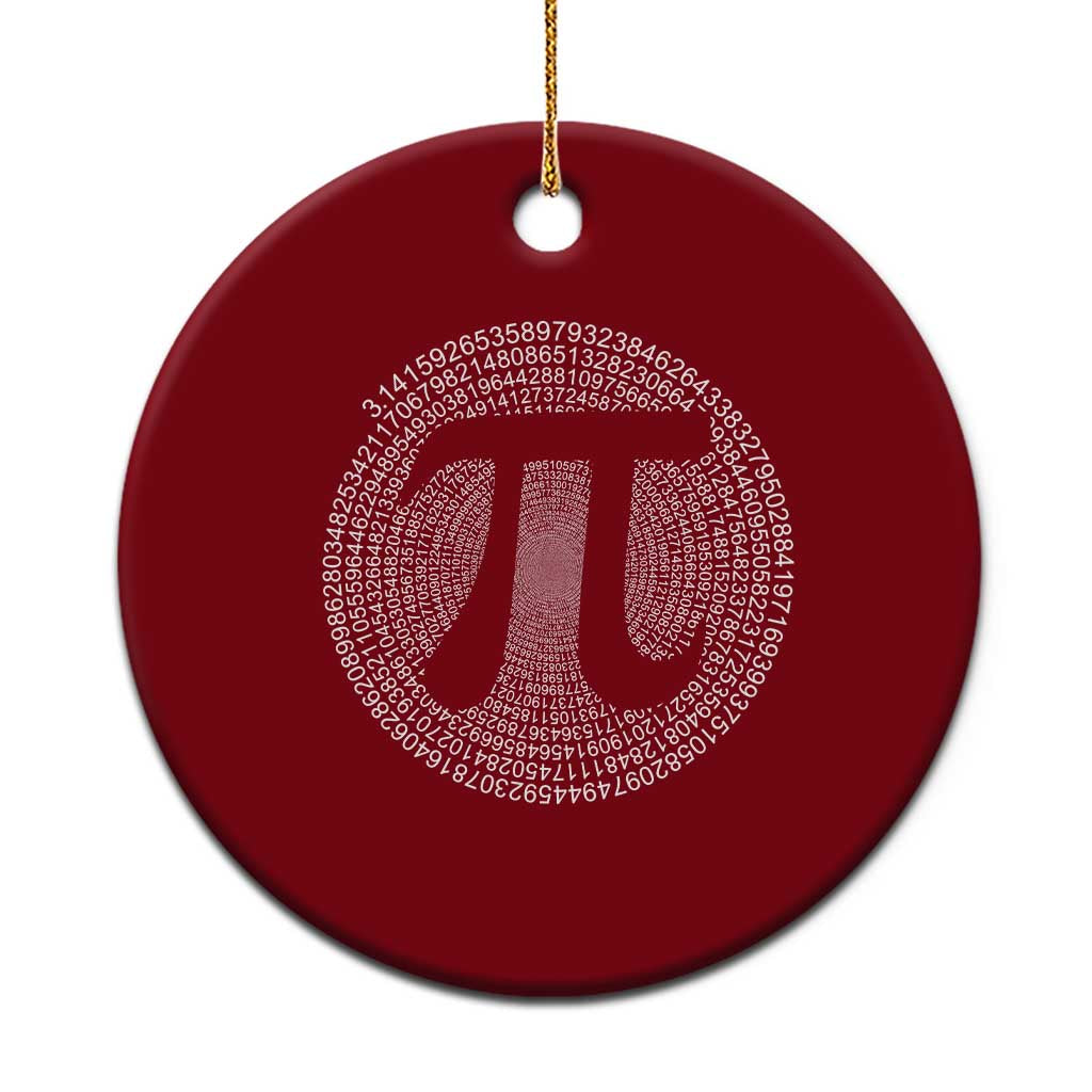 Funny Number Pi Ceramic Ornament Pi 3.14 Pi Number Symbol Math Science Gift - Wonder Print Shop