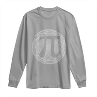 Funny Number Pi Long Sleeve Shirt Pi 3.14 Pi Number Symbol Math Science Gift - Wonder Print Shop