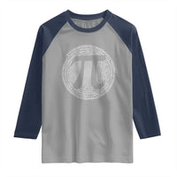 Funny Number Pi Raglan Shirt Pi 3.14 Pi Number Symbol Math Science Gift - Wonder Print Shop