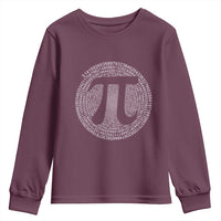 Funny Number Pi Youth Sweatshirt Pi 3.14 Pi Number Symbol Math Science Gift - Wonder Print Shop