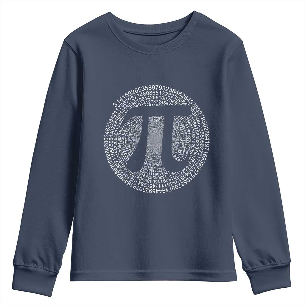Funny Number Pi Youth Sweatshirt Pi 3.14 Pi Number Symbol Math Science Gift - Wonder Print Shop