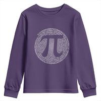 Funny Number Pi Youth Sweatshirt Pi 3.14 Pi Number Symbol Math Science Gift - Wonder Print Shop