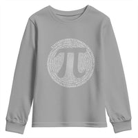 Funny Number Pi Youth Sweatshirt Pi 3.14 Pi Number Symbol Math Science Gift - Wonder Print Shop