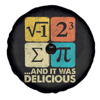 Funny Number Pi Spare Tire Cover I Ate Some Pie and It Was Delicious Funny PI Day Math Pun - Wonder Print Shop