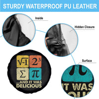 Funny Number Pi Spare Tire Cover I Ate Some Pie and It Was Delicious Funny PI Day Math Pun - Wonder Print Shop