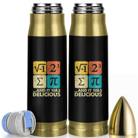 Funny Number Pi Bullet Tumbler I Ate Some Pie and It Was Delicious Funny PI Day Math Pun - Wonder Print Shop