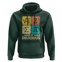 Funny Number Pi Hoodie I Ate Some Pie and It Was Delicious Funny PI Day Math Pun - Wonder Print Shop
