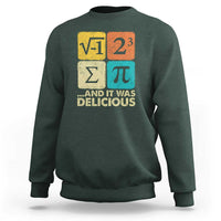 Funny Number Pi Sweatshirt I Ate Some Pie and It Was Delicious Funny PI Day Math Pun - Wonder Print Shop