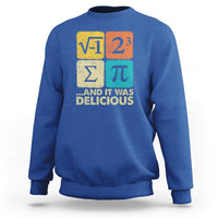Funny Number Pi Sweatshirt I Ate Some Pie and It Was Delicious Funny PI Day Math Pun - Wonder Print Shop