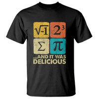 Funny Number Pi T Shirt I Ate Some Pie and It Was Delicious Funny PI Day Math Pun - Wonder Print Shop