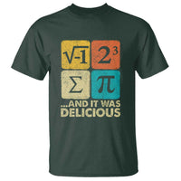 Funny Number Pi T Shirt I Ate Some Pie and It Was Delicious Funny PI Day Math Pun - Wonder Print Shop