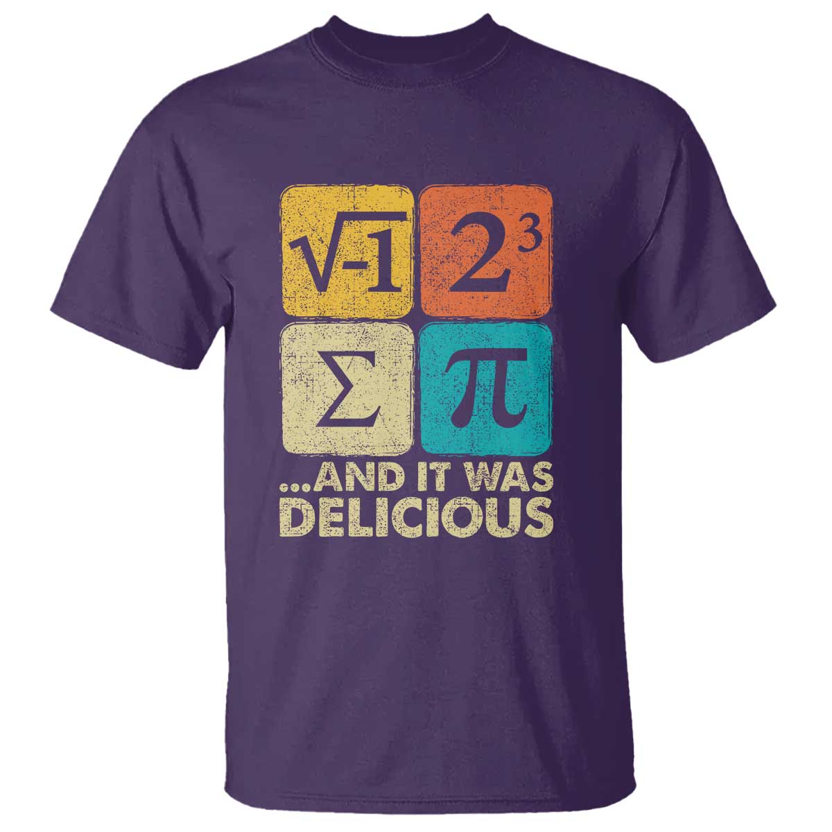 Funny Number Pi T Shirt I Ate Some Pie and It Was Delicious Funny PI Day Math Pun - Wonder Print Shop