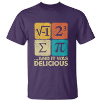 Funny Number Pi T Shirt I Ate Some Pie and It Was Delicious Funny PI Day Math Pun - Wonder Print Shop