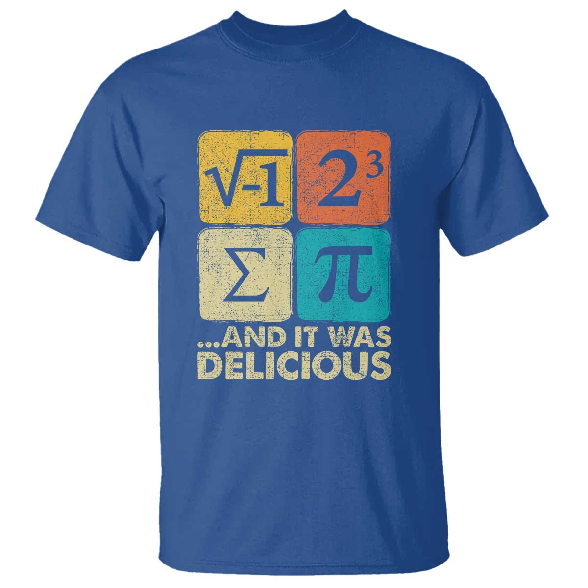 Funny Number Pi T Shirt I Ate Some Pie and It Was Delicious Funny PI Day Math Pun - Wonder Print Shop