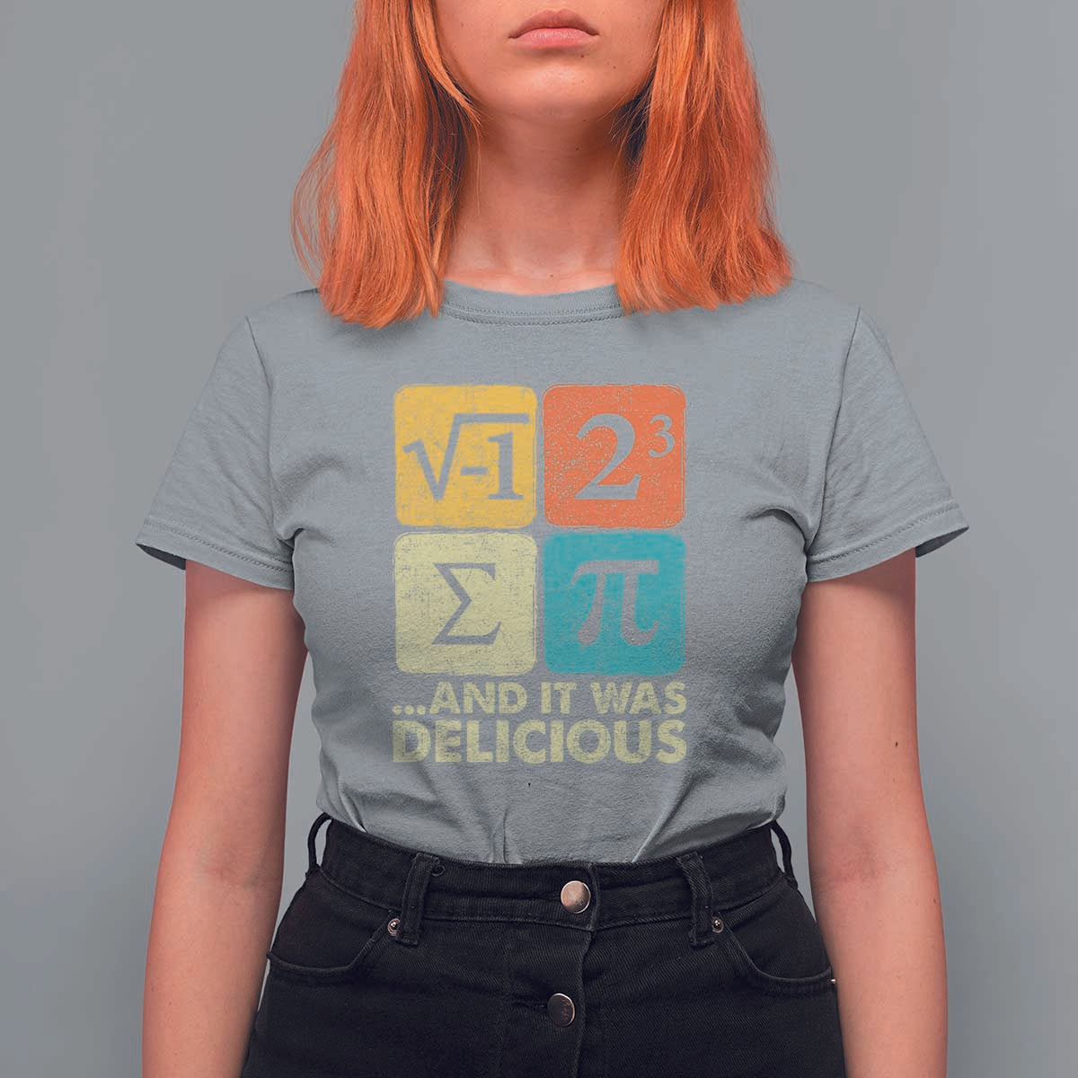 Funny Number Pi T Shirt For Women I Ate Some Pie and It Was Delicious Funny PI Day Math Pun - Wonder Print Shop