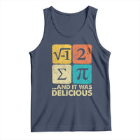 Funny Number Pi Tank Top I Ate Some Pie and It Was Delicious Funny PI Day Math Pun - Wonder Print Shop