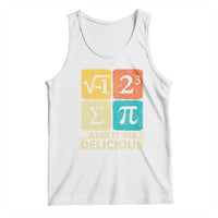 Funny Number Pi Tank Top I Ate Some Pie and It Was Delicious Funny PI Day Math Pun - Wonder Print Shop