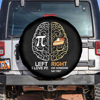 Funny Pi Day Spare Tire Cover Left Vs Right Brain Pie Shirt Math Geek Gift - Wonder Print Shop