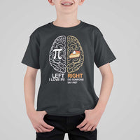 Funny Pi Day T Shirt For Kid Left Vs Right Brain Pie Shirt Math Geek Gift - Wonder Print Shop