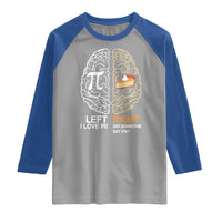 Funny Pi Day Raglan Shirt Left Vs Right Brain Pie Shirt Math Geek Gift - Wonder Print Shop