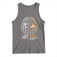 Funny Pi Day Tank Top Left Vs Right Brain Pie Shirt Math Geek Gift - Wonder Print Shop