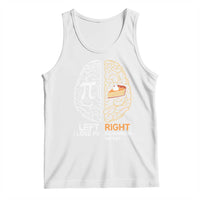 Funny Pi Day Tank Top Left Vs Right Brain Pie Shirt Math Geek Gift - Wonder Print Shop