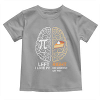 Funny Pi Day Toddler T Shirt Left Vs Right Brain Pie Shirt Math Geek Gift - Wonder Print Shop