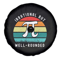 Funny Number Pi Spare Tire Cover Retro Irrational But Well Rounded Pi Day Celebration Math - Wonder Print Shop