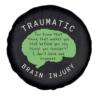 Traumatic Brain Injury Awareness Spare Tire Cover TBI Support
