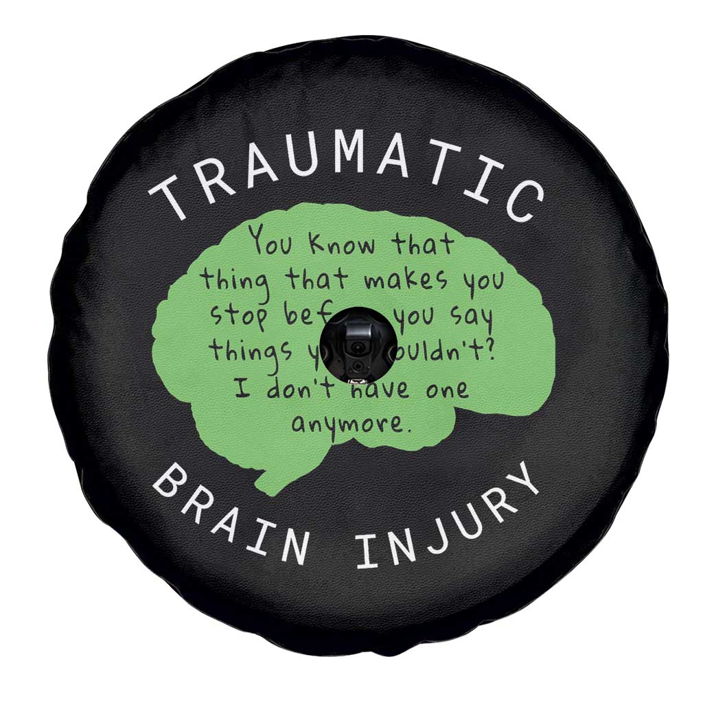 Traumatic Brain Injury Awareness Spare Tire Cover TBI Support