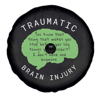 Traumatic Brain Injury Awareness Spare Tire Cover TBI Support
