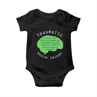 Traumatic Brain Injury Awareness Baby Onesie TBI Support