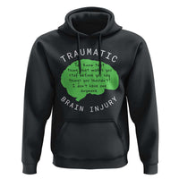 Traumatic Brain Injury Awareness Hoodie TBI Support