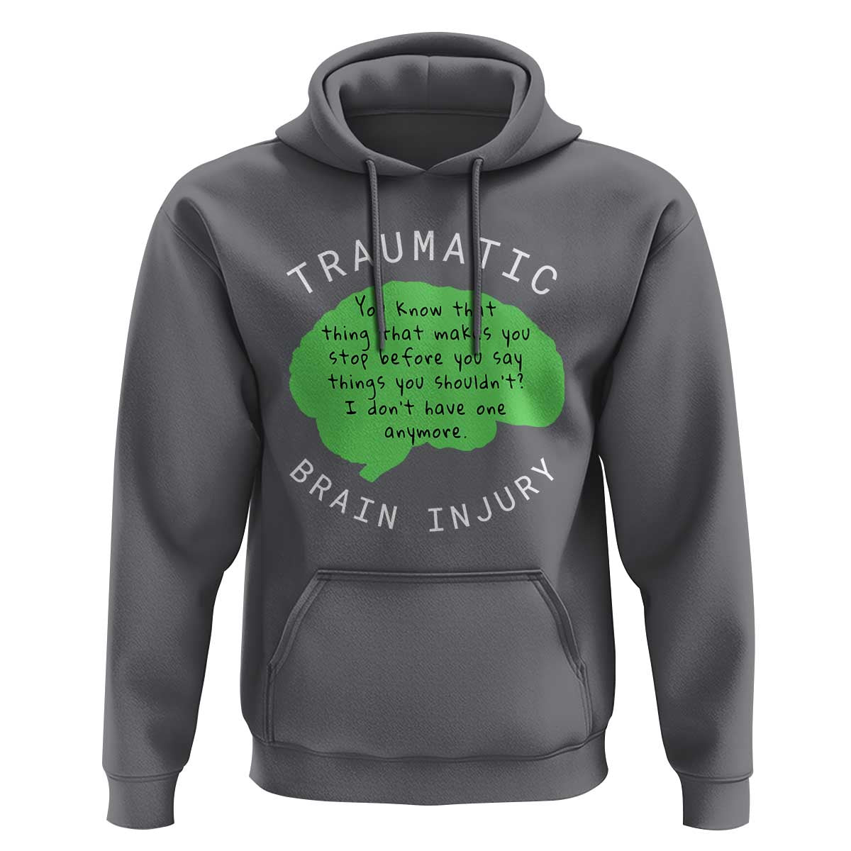 Traumatic Brain Injury Awareness Hoodie TBI Support
