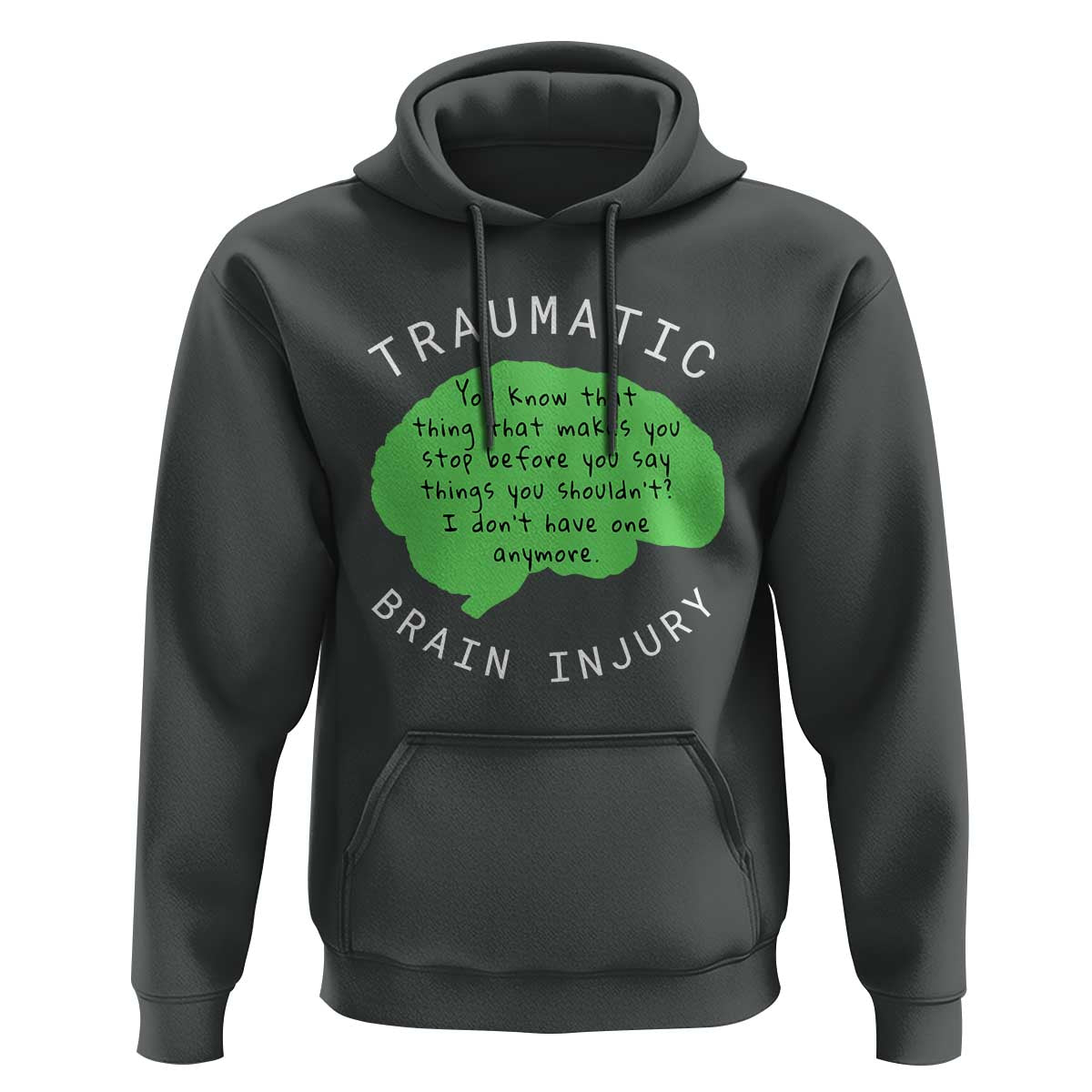 Traumatic Brain Injury Awareness Hoodie TBI Support